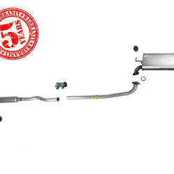 03-06 Camry LE 2.4L Exhaust System Muffler Extension Pipe Gaskets Clamps