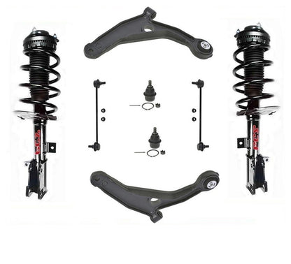 Kit de puntal delantero completo y chasis de 6 piezas para Chrysler 200 Dodge Avenger