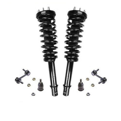 03-07 Accord F Coil Spring Strut and Upper Mount Ball Joints Sway Bar Links 6pc