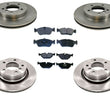 Fits For BMW 03-07 Z4 3.0L Only F & R Brake Disc Rotors & Brake Disc Pads 6pc