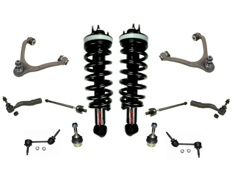 03-11 CROWN VIC POLICE & TAXI Front Spring Struts Control Arms Ball Joints 12pc