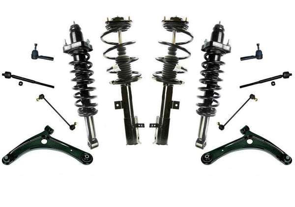 Fits 07-12 Caliber 2.0L 2.4L / No SRT4 (4) Complete Shock Spring Struts Chassis