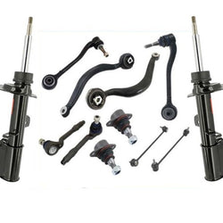Fits 2000-2006 BMW X5 Front Bare Struts Control Arms Tie Rods & Links