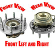 2 Wheel Bearing Hub Assembly 01-06 Silverado 2500HD Rear Wheel Drive Only