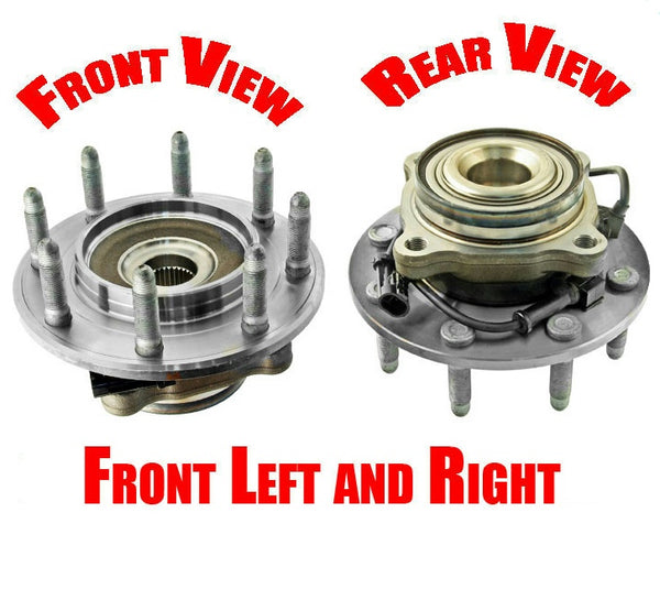 2 Wheel Bearing Hub Assembly 01-06 Silverado 2500HD Rear Wheel Drive Only