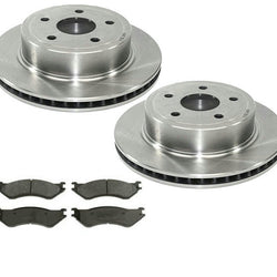 Pick Up Ram SRT10 2004-2006 con 8.3L V10 (2) rotores de freno TRASERO y pastillas de cerámica