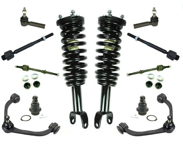 Front Struts Control Arms 12 Pcs KIt For 05-09 Dakota Raider 3.7 4 Wheel Drive