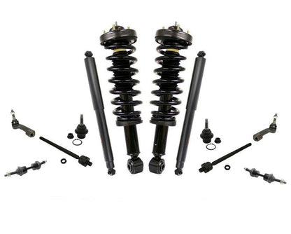 Coil Spring Struts Tie Rods Ball Joints Sway Bar For 09-13 F150 Rear Wheel Drive