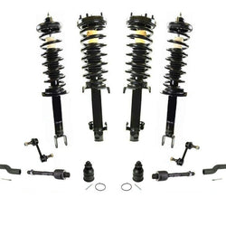 Se adapta a 08-12 Accord 2.4LW/Trans automática 4 varillas de amarre de puntal de resorte helicoidal, 12 piezas