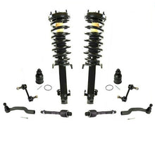 F varillas de amarre de montaje de puntal de resorte helicoidal para 08-12 Accord 4 puertas 2.4L automático 10 piezas