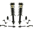 F varillas de amarre de montaje de puntal de resorte helicoidal para 08-12 Accord 4 puertas 2.4L automático 10 piezas