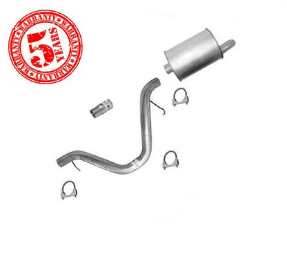 For 01-09 Chevrolet Trailblazer 4.2L Rear Axle Tail Pipe With Muffler Clamps