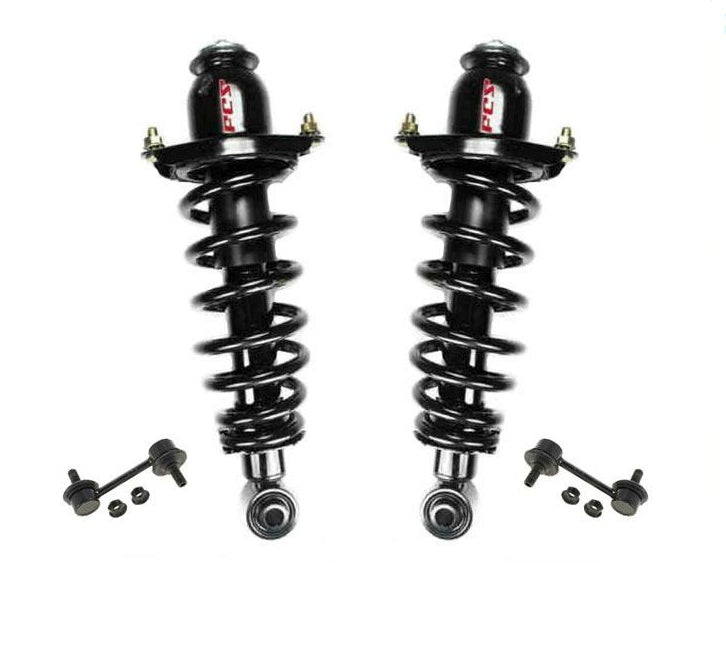Fits For 09-13 Matrix S AWD 4x4 2.4L (2) Rear Coil Spring Strut Mount Sway Bar