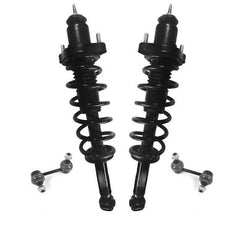 Se adapta a Dodge Avenger Chry 200 FWD 11-14 (2) soporte de resorte de bobina trasera, 4 piezas