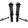 After 07/01/02 to 2005 Rio (2) F Coil Spring Struts Control Arms Ball Joints 4p