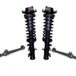 After 07/01/02 to 2005 Rio (2) F Coil Spring Struts Control Arms Ball Joints 4p