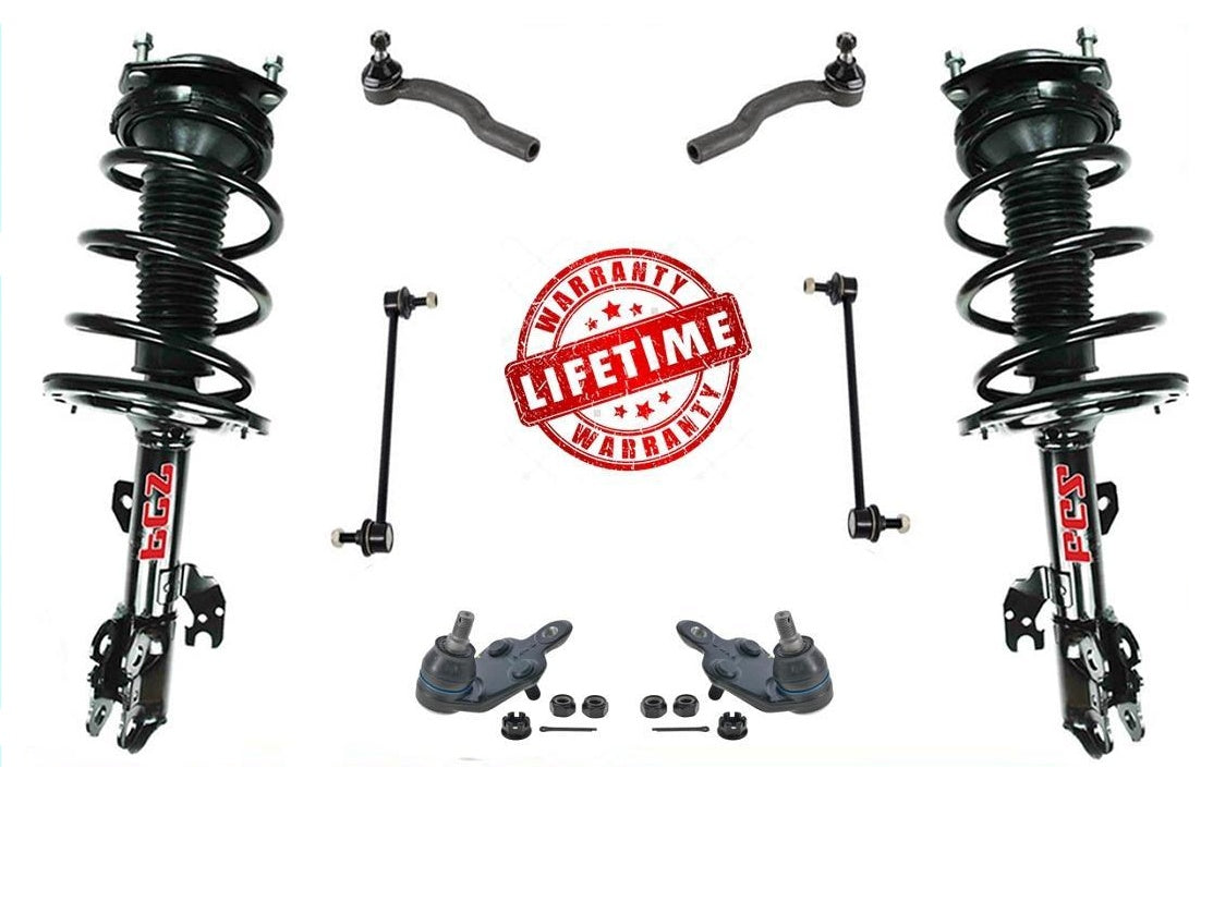 07-11 For Toyota Camry 4 CYL Front Sway Bar Links Outer Tie Rod End Ball Joints