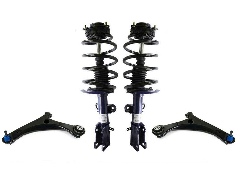Se adapta a 08-2016 Town &amp; Country Struts, brazos de control de resorte helicoidal, bola J, kit de 4 piezas
