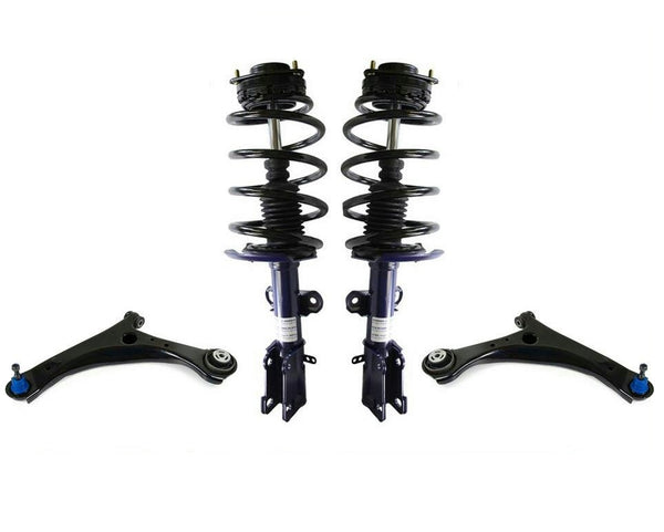 Fits for 08-2016 Town & Country Struts Coil Spring Control Arms Ball J 4Pc Kit