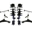 Fits for 08-2016 Town & Country Struts Coil Spring Control Arms Ball J 8Pc Kit