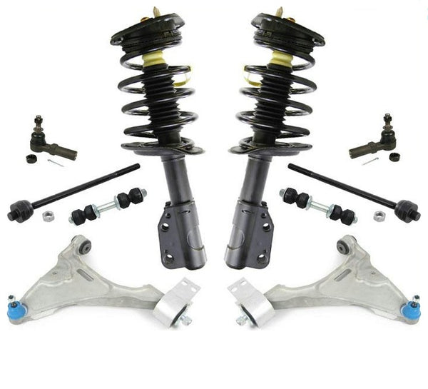 Puntales de resorte helicoidales completos Ft para Lucerne CXL CX 06-08 sin Rd magnético 10p