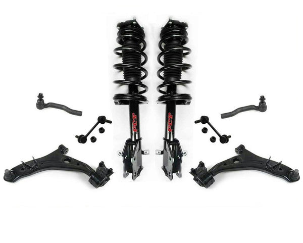 Se adapta a brazos de control de resortes helicoidales delanteros EcoBoost FWD 12-14 Edge, kit de 8 piezas