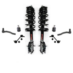 Se adapta a 12-14 Edge EcoBoost FWD puntales de resorte delanteros, juntas esféricas, Kit de 8 piezas