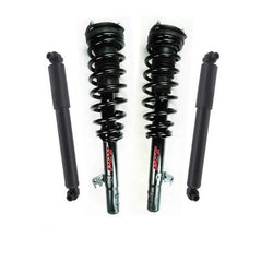 For 03-08 Mazda6 3.0L FWD With Automatic (2) F Coil Spring Strut Rear Shocks 4Pc