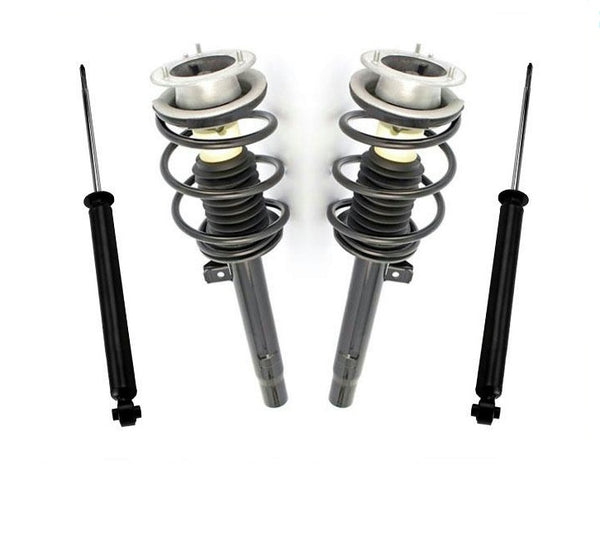 Fits 99-00 BMW 328i Without Sport Suspension Frt Coil Spring Struts W Rr Shocks