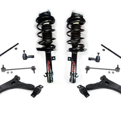 Fits For 06- 07 Focus Front Coil Spring Strut Mount Control Arms Ball Joint 10p