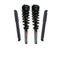 Para 10-12 Fusion 2.5L FWD 16 17 llantas F soporte de resorte helicoidal con amortiguadores traseros 4 piezas