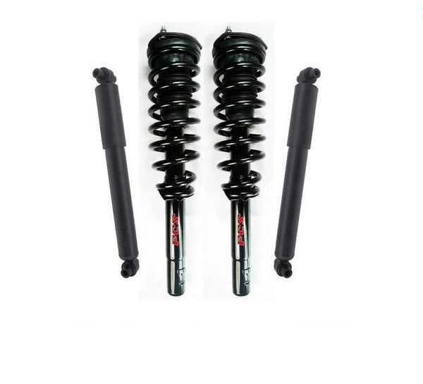 Para 10-12 Fusion 2.5L FWD 16 17 llantas F soporte de resorte helicoidal con amortiguadores traseros 4 piezas