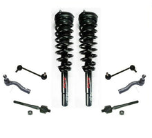 Para 10-12 Fusion 2.5L FWD 16 17 Llantas F Muelle en espiral Strus Barras de amarre Barra estabilizadora 8 piezas