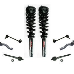 Para 10-12 Fusion 2.5L FWD 16 17 Llantas F Muelle en espiral Strus Barras de amarre Barra estabilizadora 8 piezas