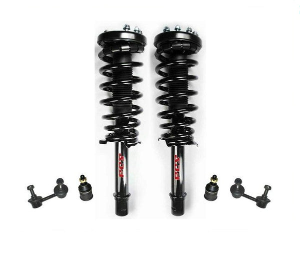 For 99-03 Acura TL 3.2L (2) Front Coil Spring Struts Mounts Ball Joints Sway 6Pc