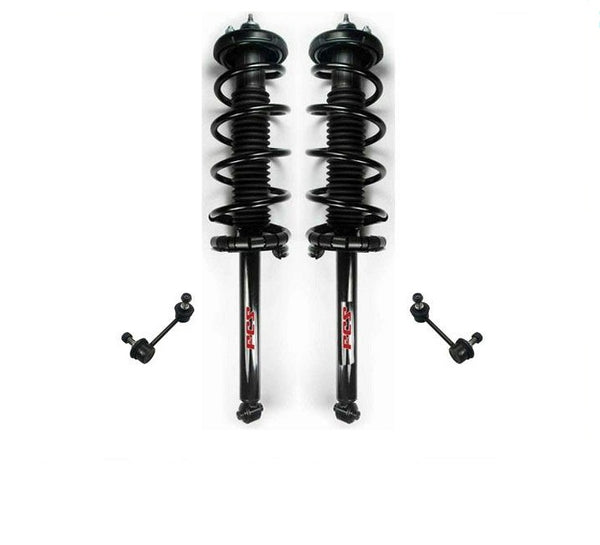 For 99-03 Acura TL 3.2L (2) REAR Coil Spring Struts Mounts Sway Bar Links 4Pc