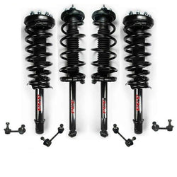 For 99-03 Acura TL 3.2L (2) Front & Rear Coil Spring Struts Sway Bar Links 8Pc