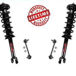 Fits Honda 08-12 Accord W/ Automatic Trans Rear Complete Struts & Sway Bar Links