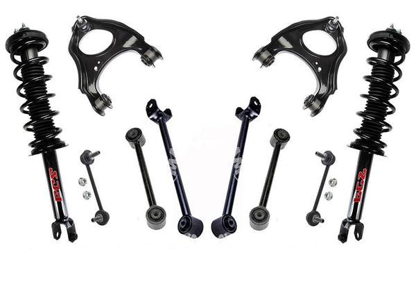 Puntales traseros completos, Kit de chasis de 8 Uds., brazos y enlaces traseros para Honda Accord 08-12