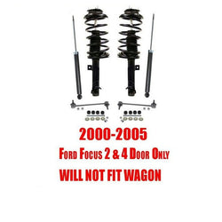 Puntales delanteros completos Amortiguadores traseros y enlaces de barra estabilizadora Focus 2.0L 00-05 No Wagon