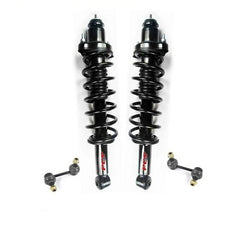 Fits For 07-10 Compass Patriot (2) REAR Coil Spring Struts Mounts Sway Bar 4Pc