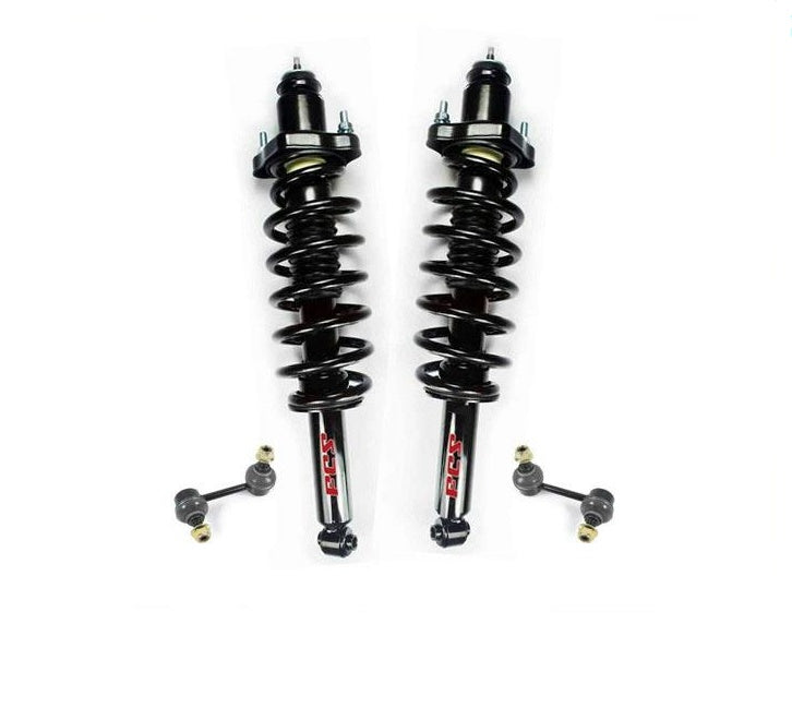 Fits 08-10 Sebring Convertible 11-14 200 Convertible Rr Coil Spring Struts 4Pc