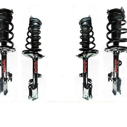 Para 09-12 Venza Wagon tracción delantera puntales de resorte helicoidales delanteros y traseros