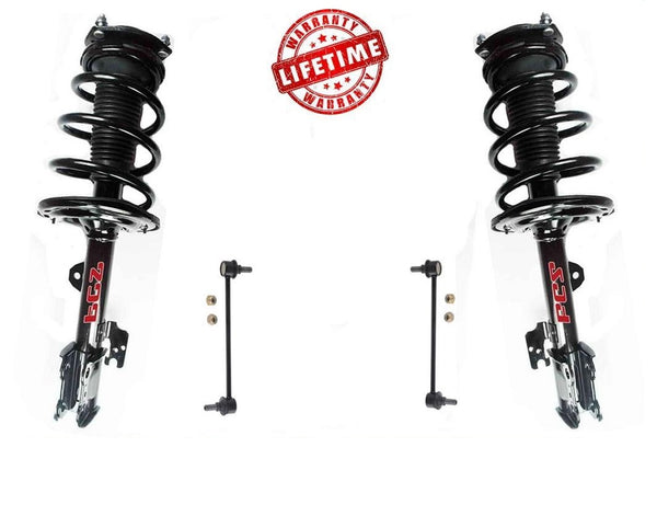 Front Complete Spring Struts & Front Sway Bar Links for Toyota Venza 2009-2016