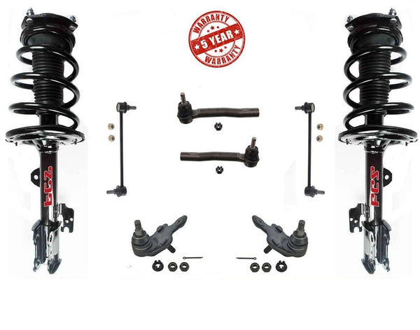 Conjunto completo de puntal, rótulas inferiores, varillas de amarre, eslabones delanteros, aptos para Venza 09-16