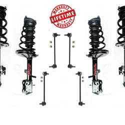 Front & Rear Complete Struts & Links For Toyota Venza 09-14 All Wheel Drive