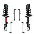 Front & Rear Complete Struts Assembly & Links Fits 09-12 Venza Front Wheel Drive