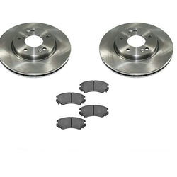 Rotores de disco delantero y pastillas de freno para Un Elantra 2001-2006