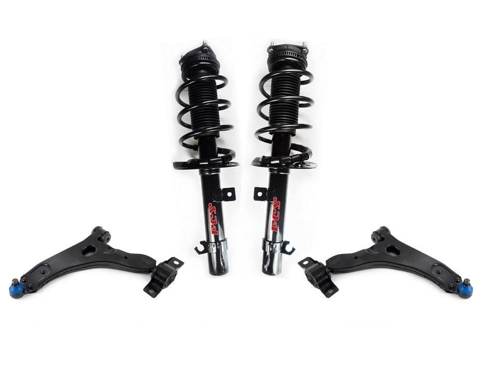 Fits For 08-11 Focus Sedan 08-10 Focus Coupe Coil Spring Strut Ball J Arms 4Pc