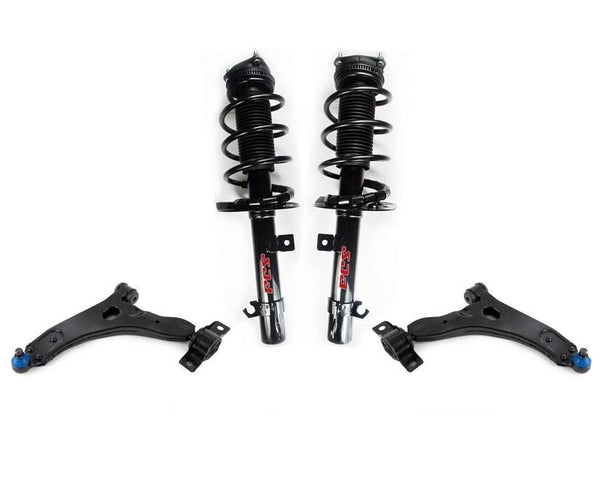 Se adapta a 08-11 Focus Sedan 08-10 Focus Coupe resorte puntal bola J brazos 4 piezas